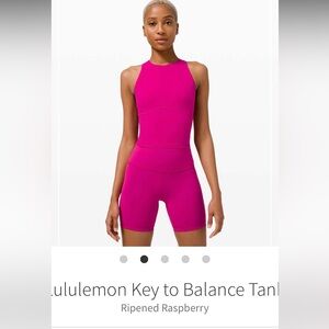 Lululemon key to balance tank